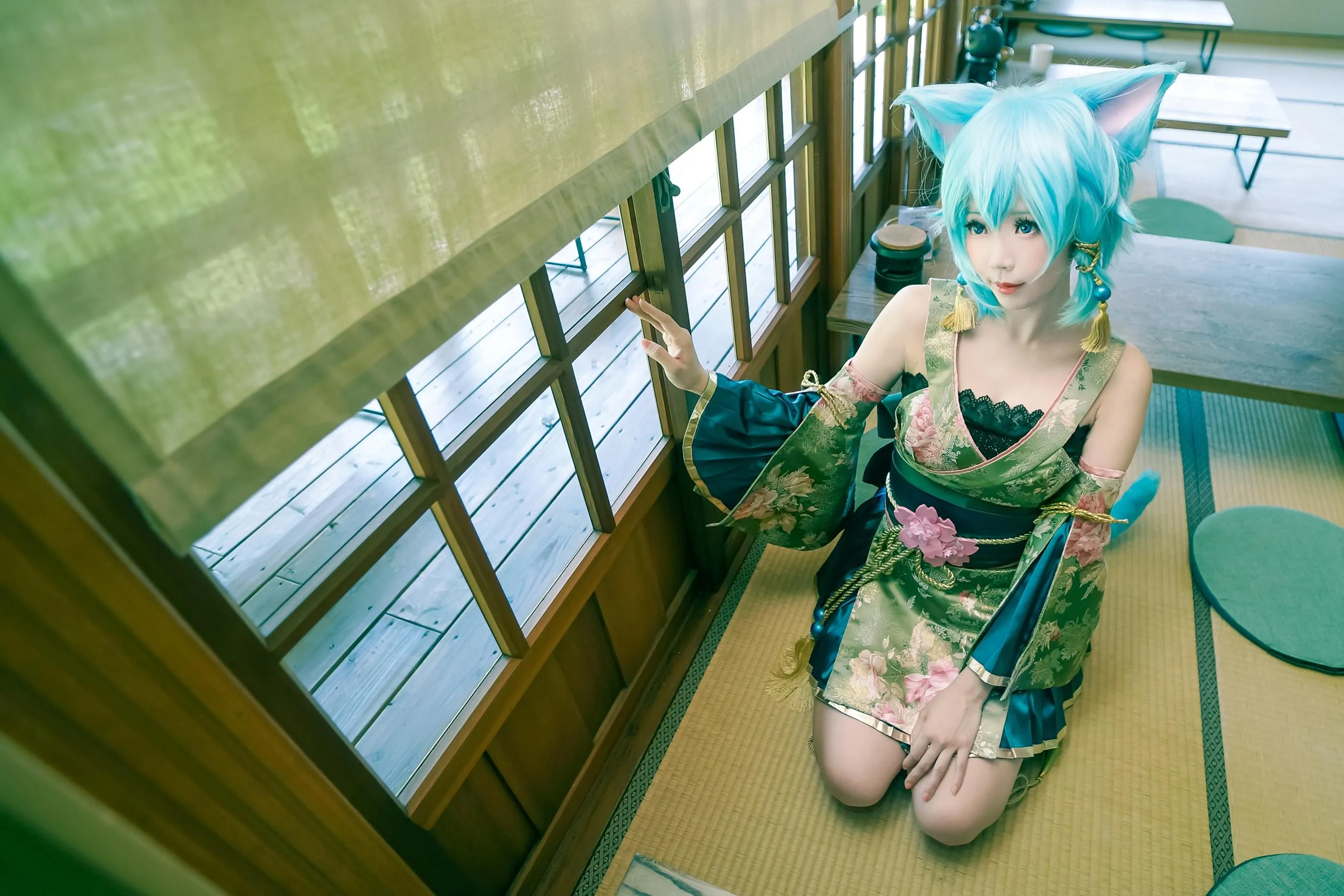 ElyEE子 – NO.23 诗乃-茶室 [28P]插图4